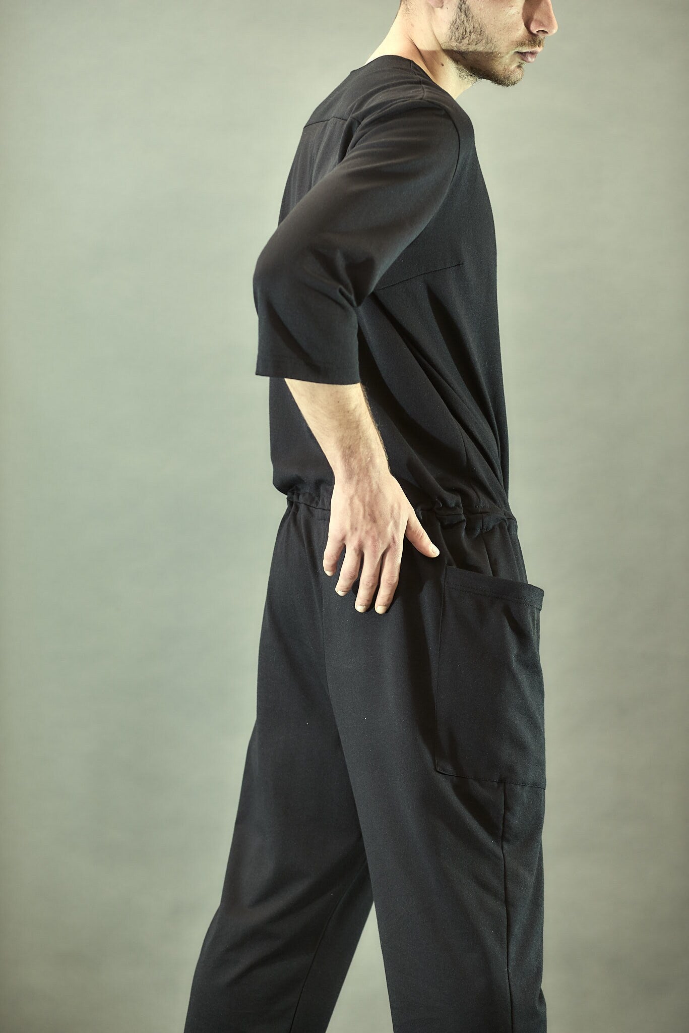 Osaka overall with zipper