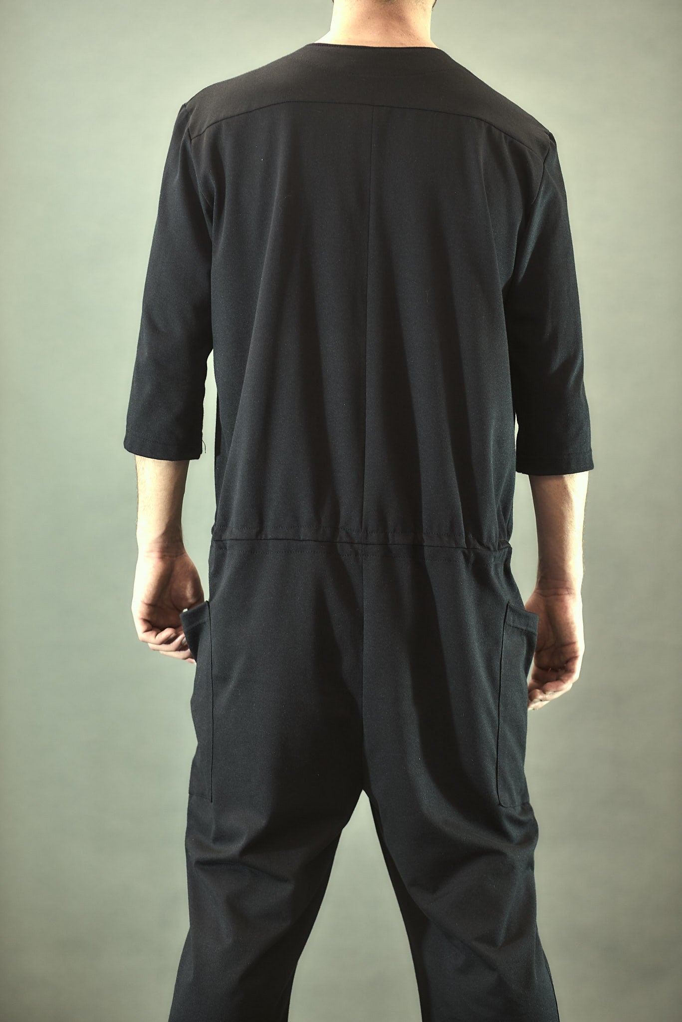 Osaka overall with zipper