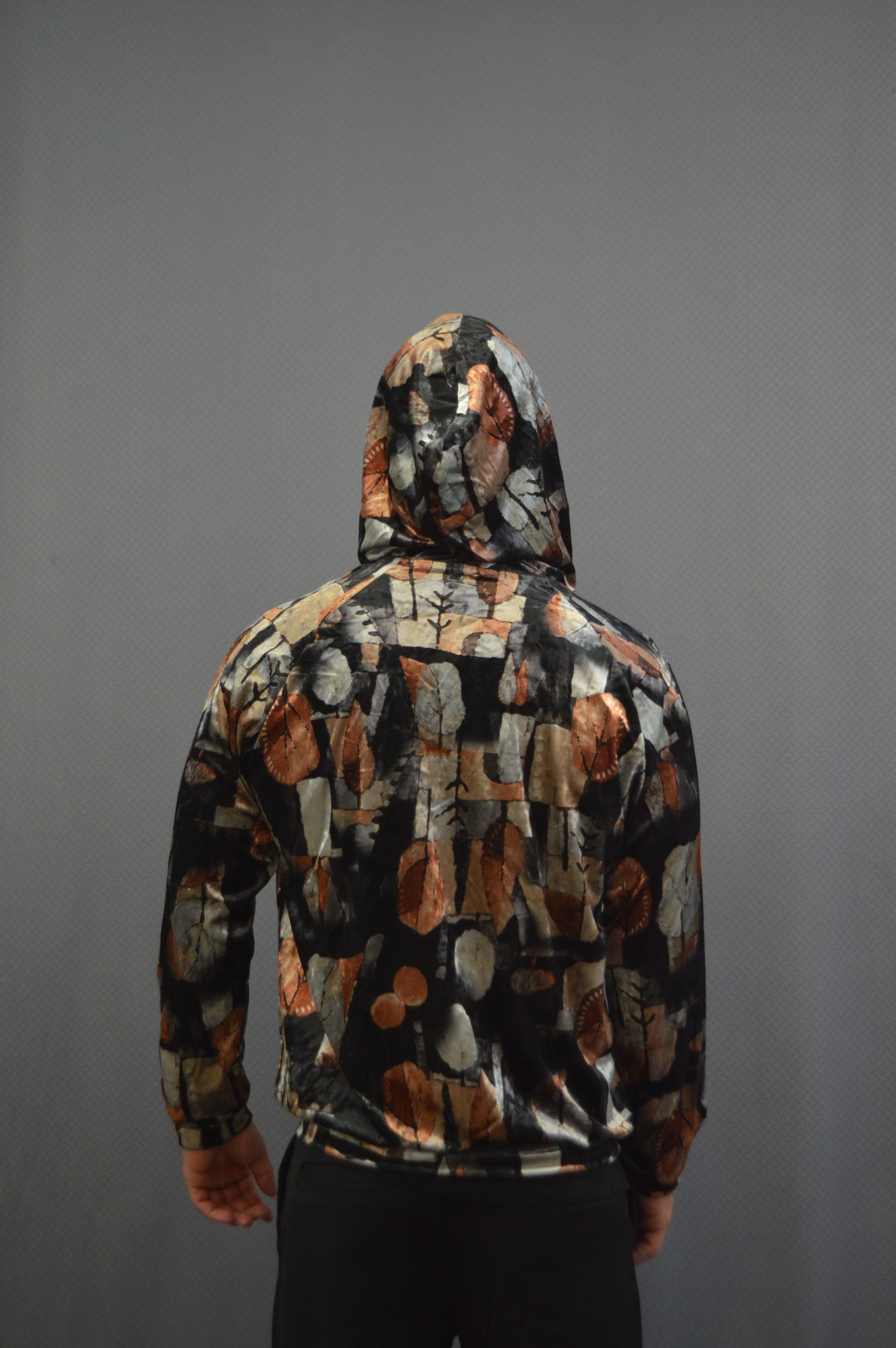 Marble Zip Hoodie