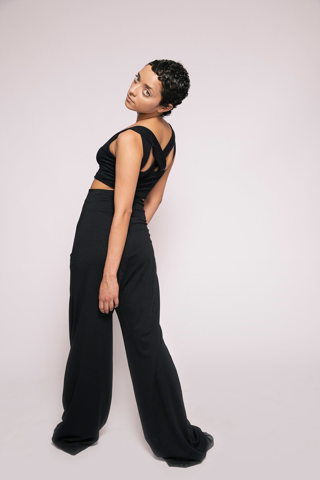 Osaka extra high waist trousers