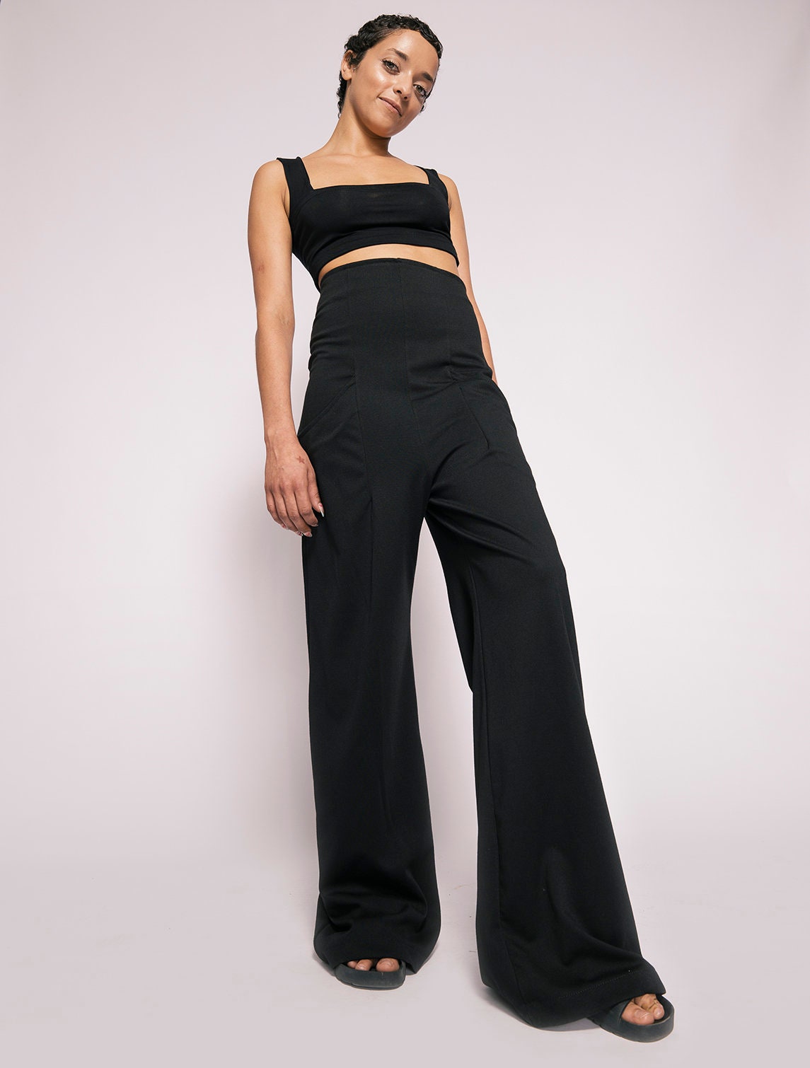 Osaka extra high waist trousers