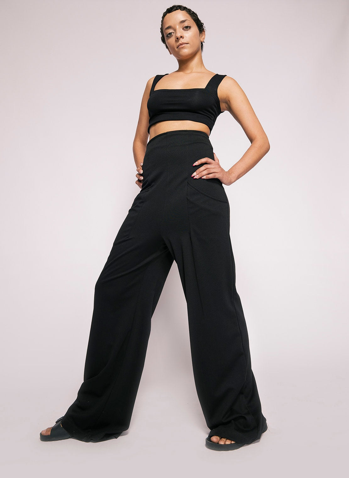 Osaka extra high waist trousers