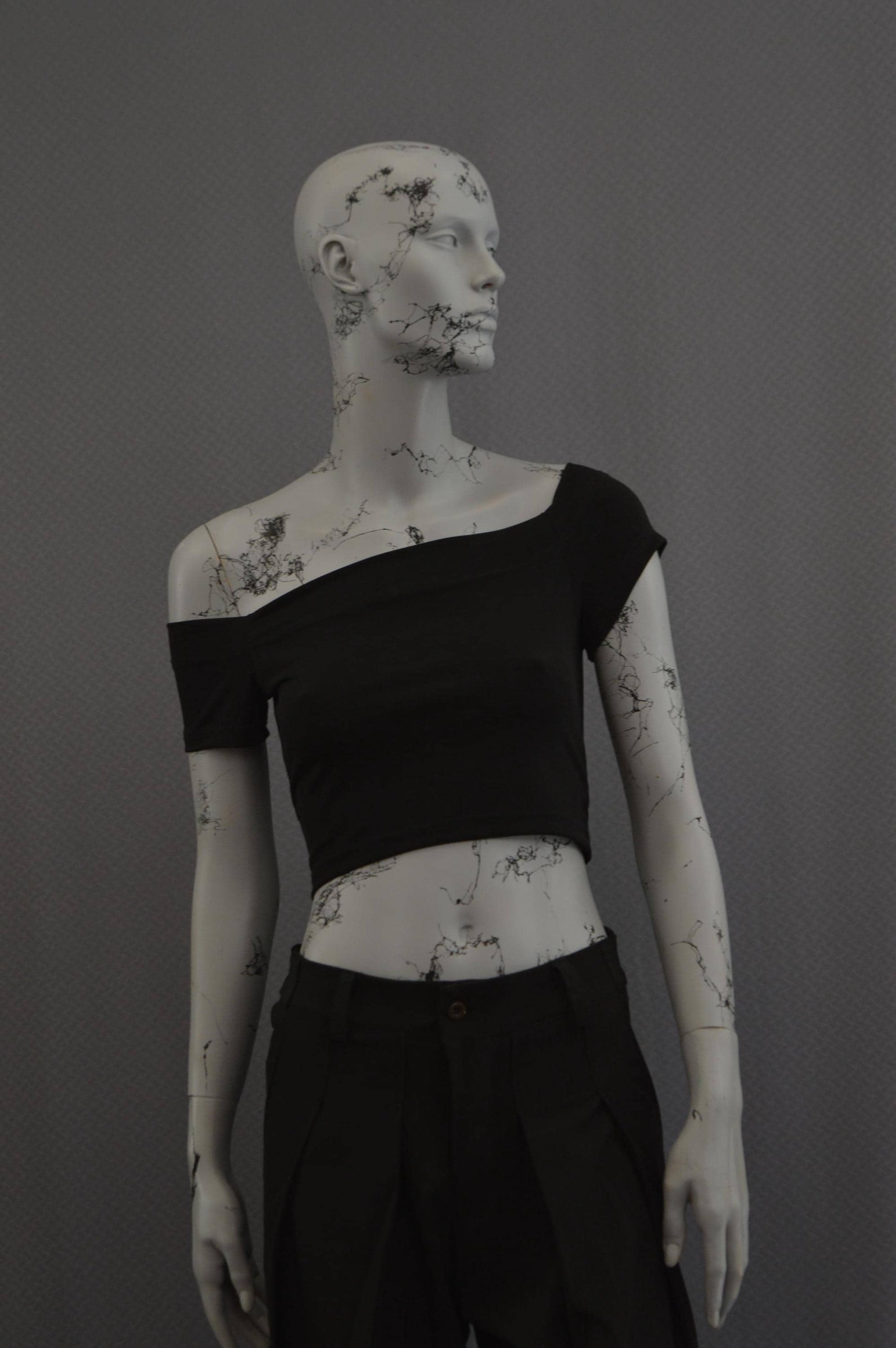 Urban Soho Low Shoulder Crop Top