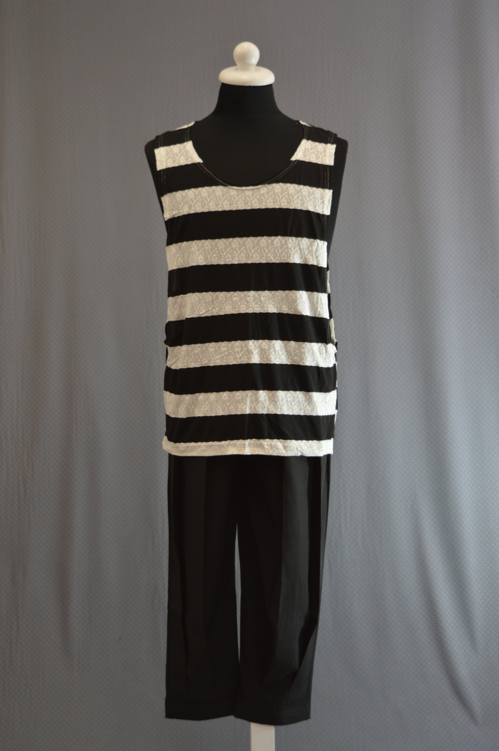 Soho stripes open side top