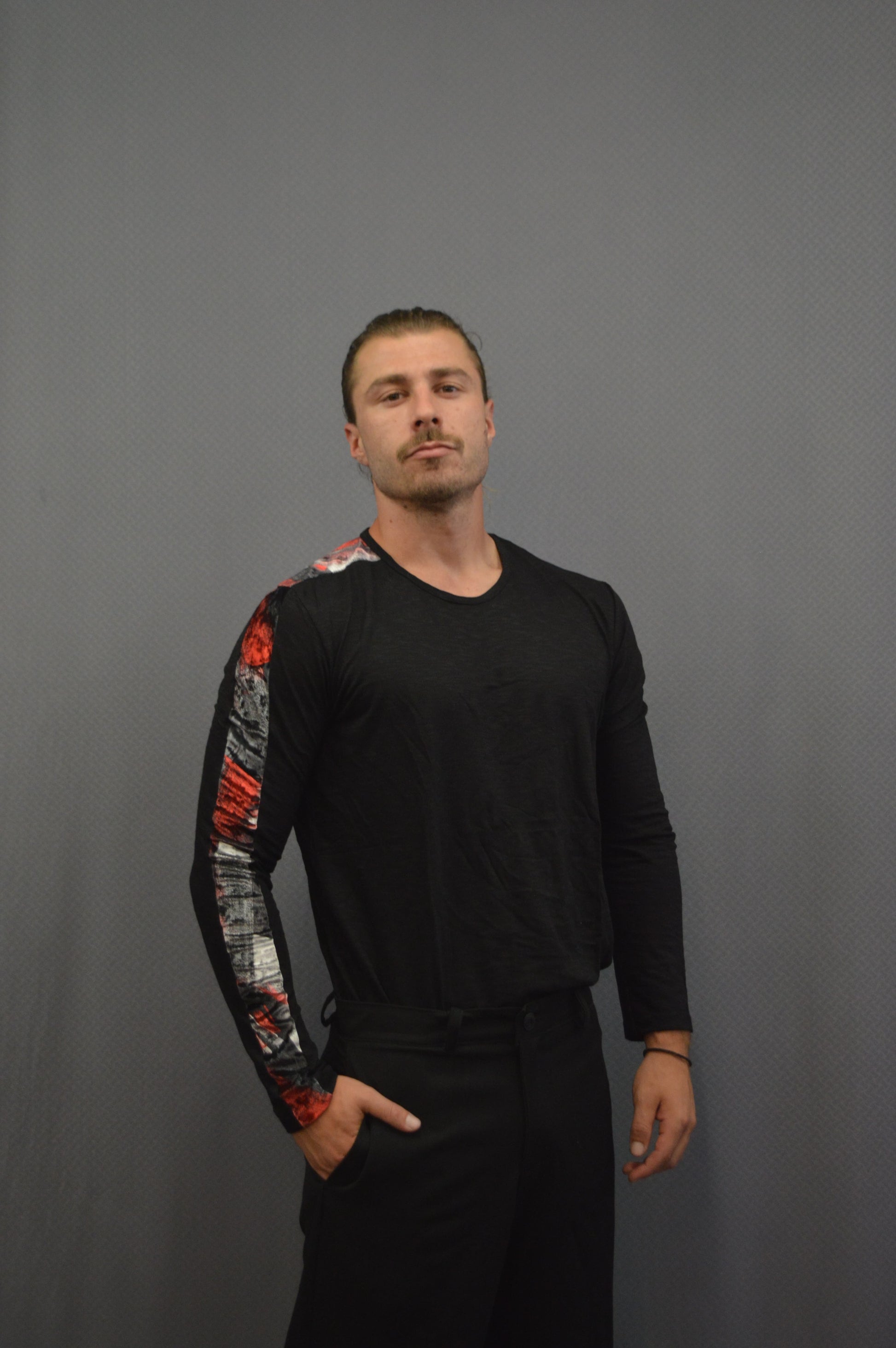 Marble Sleeve Top