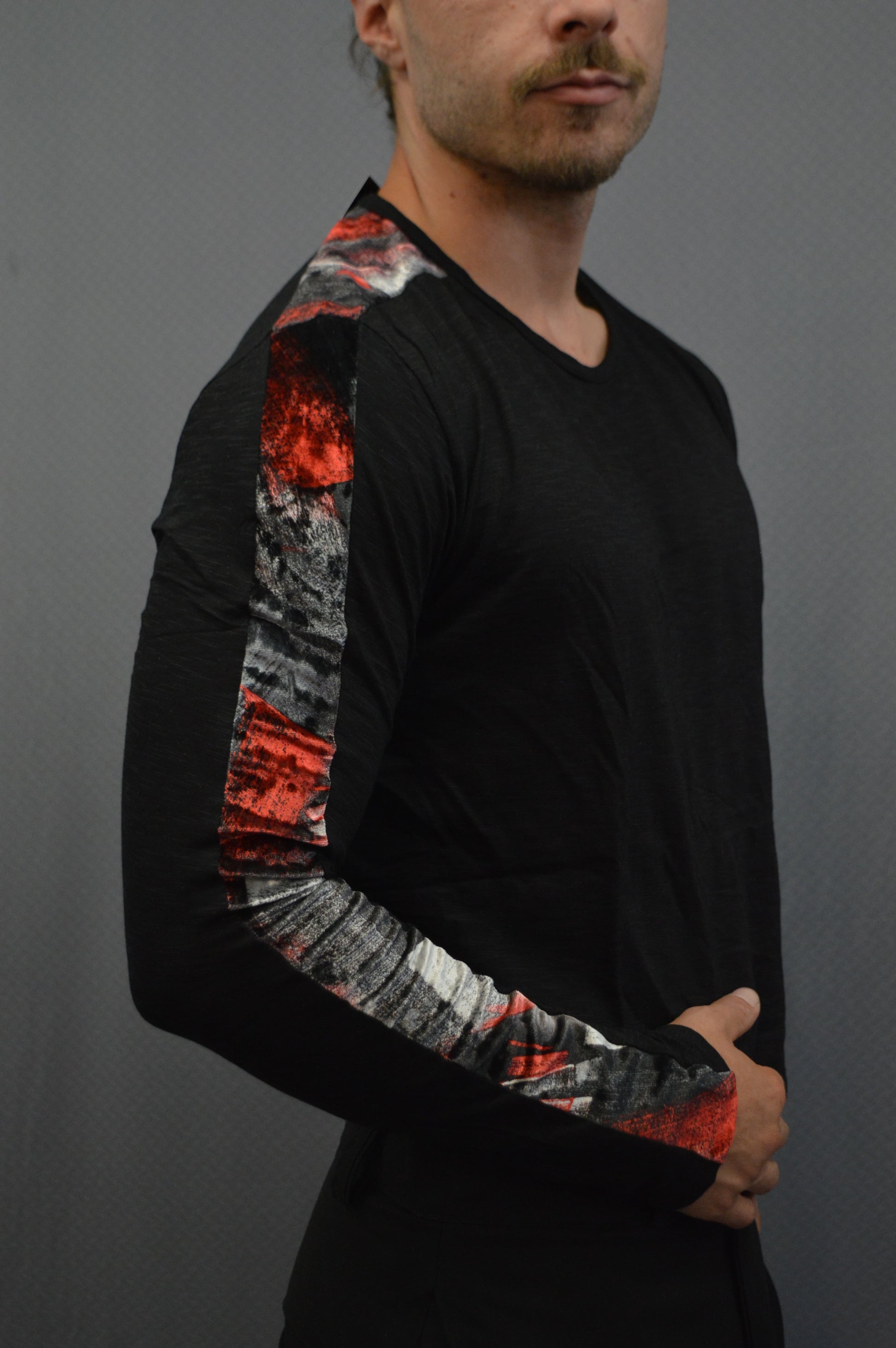 Marble Sleeve Top