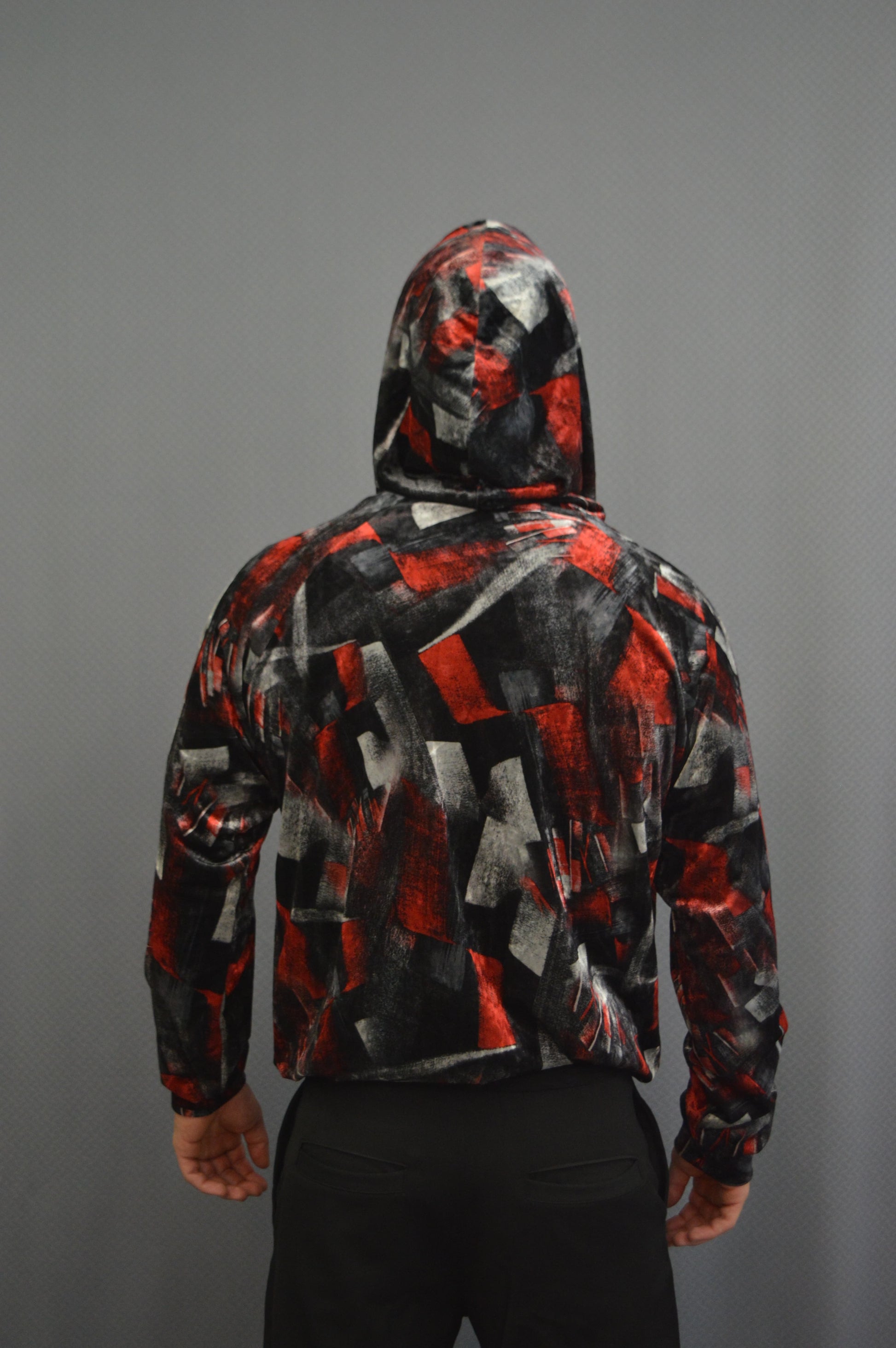 Marble Zip Hoodie