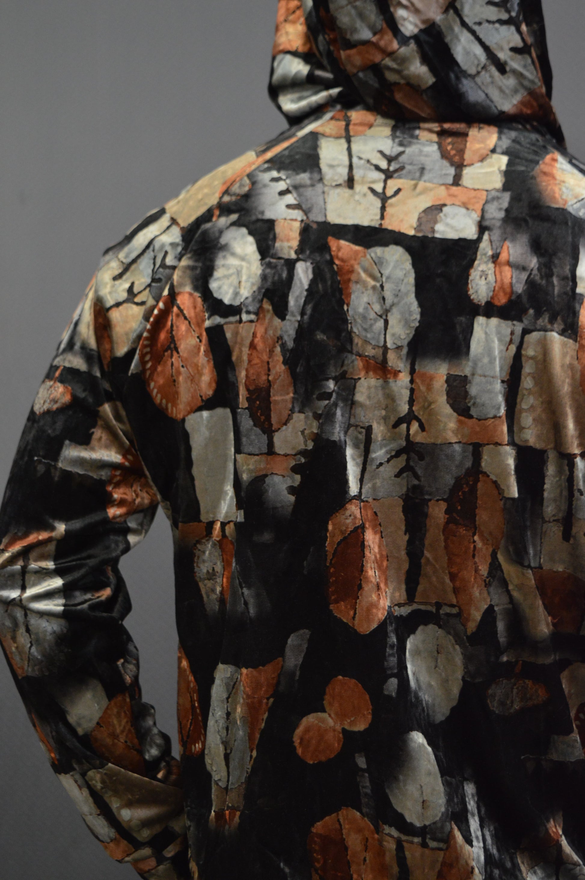 Marble Zip Hoodie