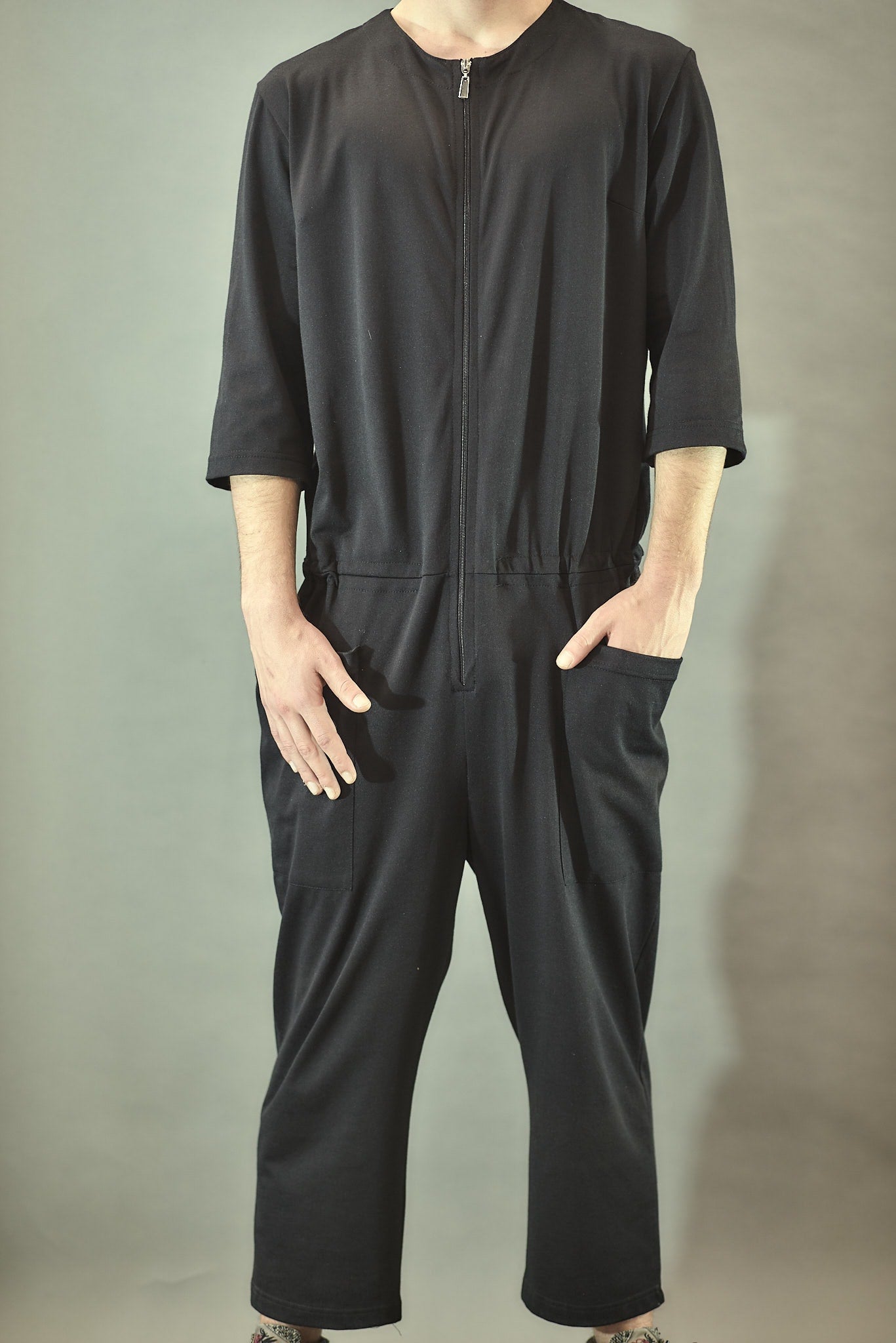 Osaka overall with zipper