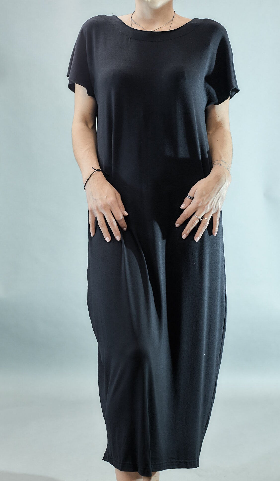 Osaka Black dress with zipper in the back